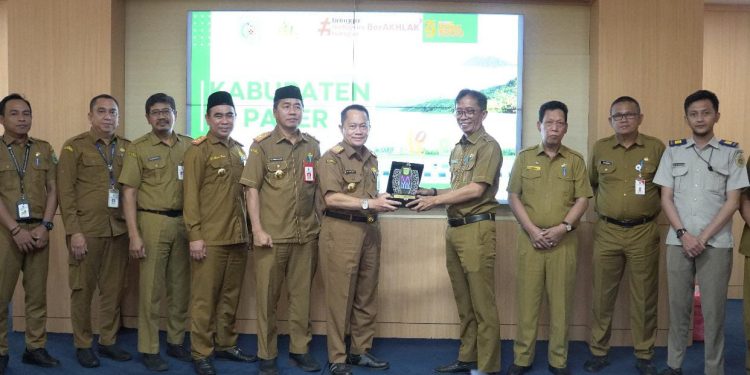 Sejumlah Pejabat Pemkab Tanah Bumbu Lakukan Studi Komparasi Pengelolaan Tanah di Kabupaten Paser