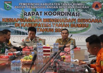 BPBD Tanah Bumbu Gelar Rakor Kesiapsiagaan Hadapi Bencana