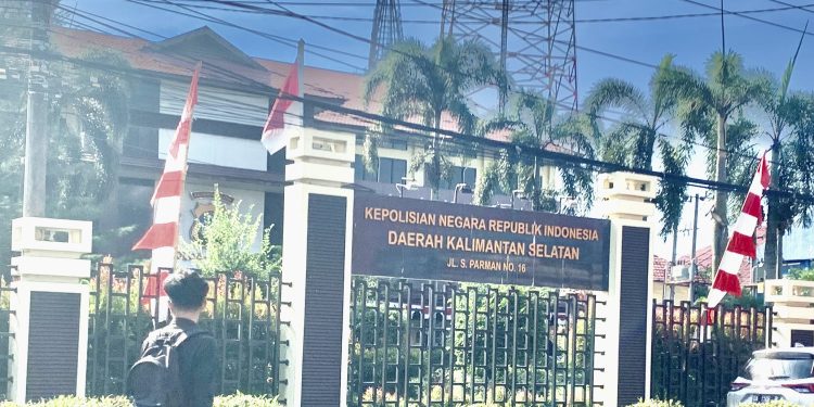 Polresta Banjarmasin Mulai Boyongan ke Mapolda Kalsel, Papan Nama Masih Belum Diganti