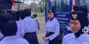 Akhirnga 18 Anggota PaskibrakaNas di Persiapan Akhir Sudah Mengenakan Hijab
