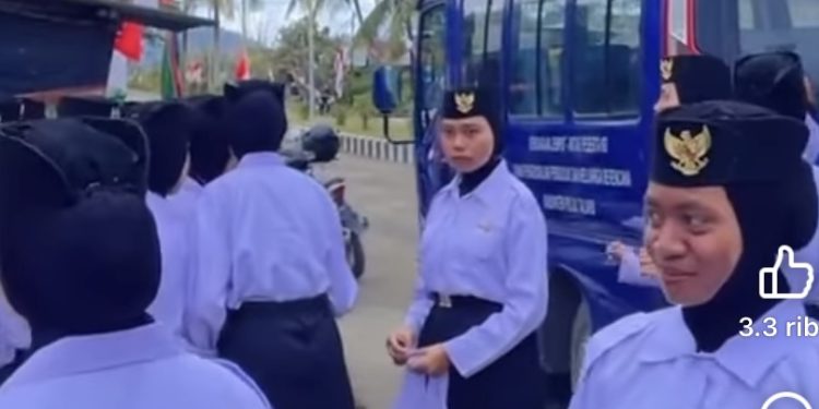 Akhirnga 18 Anggota PaskibrakaNas di Persiapan Akhir Sudah Mengenakan Hijab