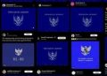 Berseliweran di Medsos, Foto Menyerupai ‘Lambang Burung Garuda’ Berlatar Biru Bertuliskan ‘Peringatan Darurat’