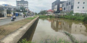 Kucuran Dana Bank Dunia, Pengerjaan Normalisasi Sungai Veteran Banjarmasin pun Dimulai