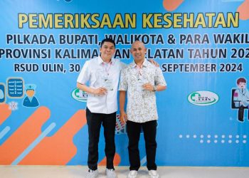 Andi Rudi Latif dan Bahsanuddin Jalani Tes Kesehatan di RSUD Ulin Banjarmasin