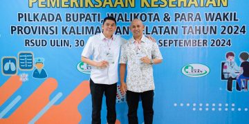 Andi Rudi Latif dan Bahsanuddin Jalani Tes Kesehatan di RSUD Ulin Banjarmasin