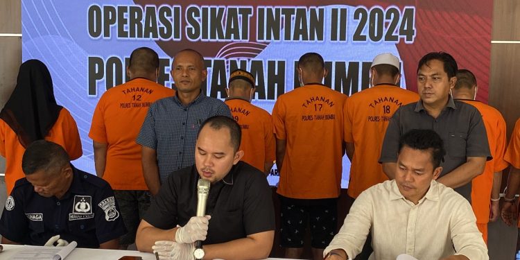 Selama Lima Belas Hari, Polisi Ungkap 36 Perkara dan 49 Tersangka