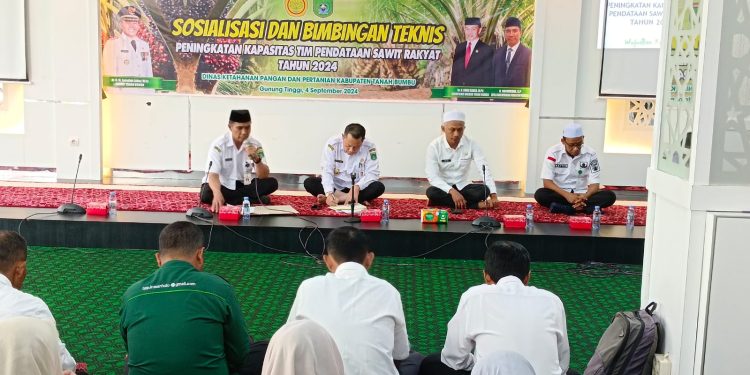 Mewakili Bupati Tanah Bumbu, Eryanto Rais Buka Sosialisasi dan Bimtek Penataan Sawit