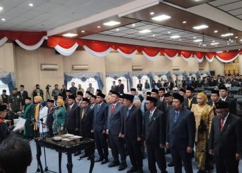 Sebanyak 45 Anggota DPRD Kota Banjarmasin Periode 2024-2029 Dilantik
