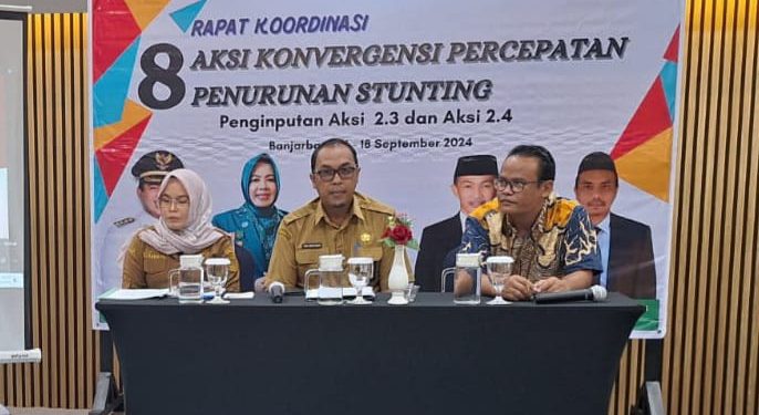 TPPS Tanah Bumbu Lakukan Percepatan Penurunan Stunting
