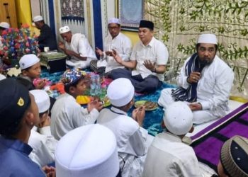 Andi Rudi Latif Hadiri Maulid Nabi di Yayasan Darul Yatama Zulfah