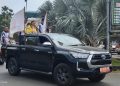 Koni HSU Sambut Atlet Peraih Emas pada PON XXI di Aceh, Diarak Keliling Kota Amuntai