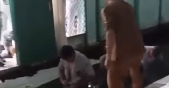 Siswa Tengah Beraktivitas, Lantai Aula SMAN 7 Banjarmasin Ambruk