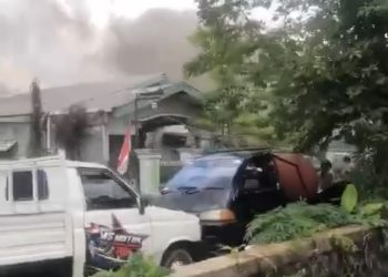 Usai Jumatan Warga Kayu Tangi Digegerkan Amukan si Jago Merah