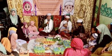Murid TK Budi Mulia Banjarmasin Ini Diajarkan Cara Menyintai Rasulullah SAW