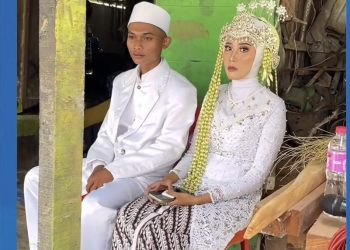 Sederhana Yang Viral, Helat Pernikahan Tanpa Pelaminan, Ribuan Nitizen Memujinya