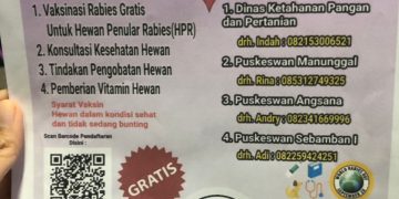 DKPP Tanah Bumbu Gelar Vaksinasi Rabies Serentak 2024