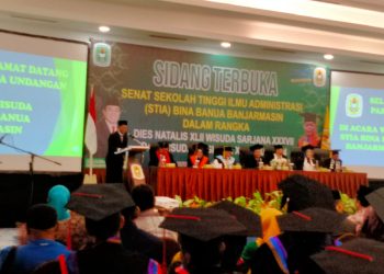 Wisudawan STIA Bina Banua Banjarmasin Diharapkan Berperan Aktif Dalam Memajukan Banua