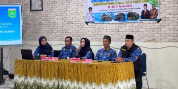 Dinas Sosial Tanah Bumbu Sosialisasikan Bansos RS-RTLH