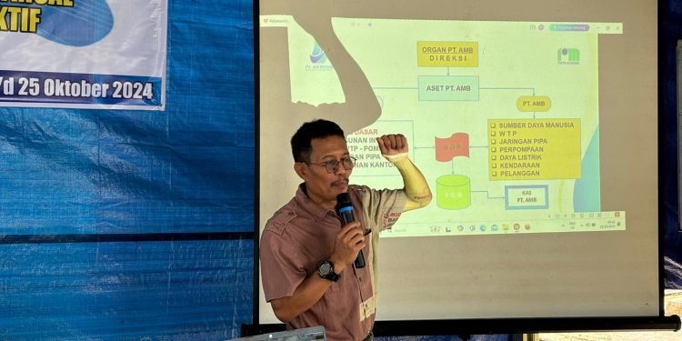 PT. Air Minum Bersujud Tanah Bumbu Gelar Inhouse Training untuk Peningkatan Kompetensi Karyawan
