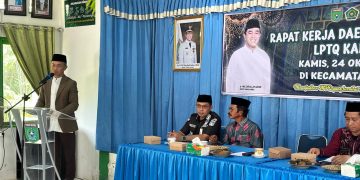 Ambo Sakka Buka Rakerda LPTQ Tanah Bumbu