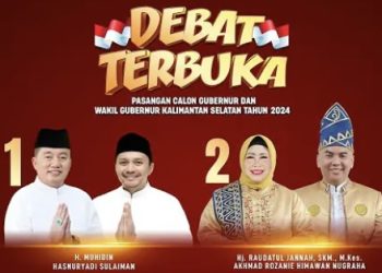 Debat Pilgub Kalsel: Pertanyaan ‘Blunder’ Acil Odah, Jawaban Muhidin, Justru Bongkar ‘Cacat Birokrasi’ Kepemimpinan Paman Birin