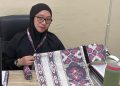 Kreasi Tenun Khas Pagatan Tanah Bumbu Jadi Sajadah Traveling