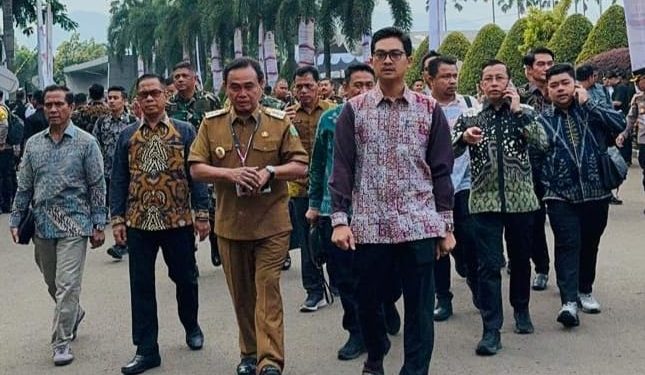 Siap Ikuti Rakornas, Bupati dan Ketua DPRD Tanah Bumbu Tiba Dilokasi Acara