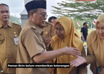 Status Buruan KPK, Biro Humas Rilis Foto Gubernur Kalsel yang Tersangka Korupsi Pimpin Apel Pagi