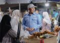 H. Bahsanudin Blusukan ke Pasar Teluk Kepayang, Pedagang Do’akan ARB Menang