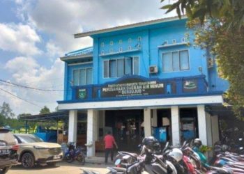 Kantor PT Air Minum Bersujud Tanah Bumbu Nilai Sudah Kurang Layak