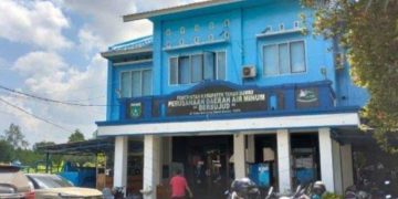Kantor PT Air Minum Bersujud Tanah Bumbu Nilai Sudah Kurang Layak