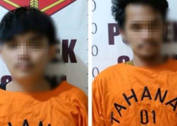 Polsek Satui Bekuk Dua PelakuSindikat Narkoba Sabu