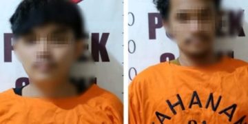 Polsek Satui Bekuk Dua PelakuSindikat Narkoba Sabu