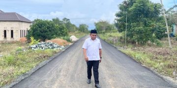 Jalan Plamboyan Desa Sepunggur Kini Mulus, Aspirasi Warga Terealisasi