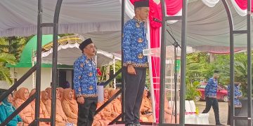 Sekda Tanah Bumbu Ambo Sakka Sampaikan Tujuh Amanat Presiden RI Pada HUT Korpri ke-53
