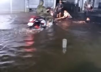 Pasang Dalam, Warga Imbau Hindari Lewat Jalur Kelayan B di Malam Hari, Penuh Resiko
