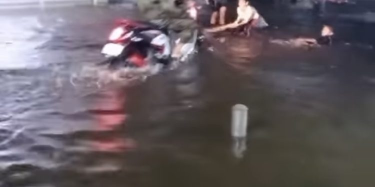 Pasang Dalam, Warga Imbau Hindari Lewat Jalur Kelayan B di Malam Hari, Penuh Resiko