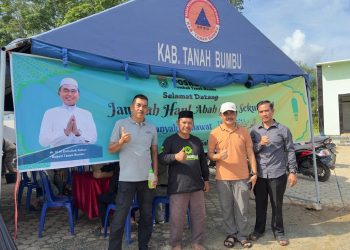 Ramainya Posko Sungai Loban Sambut Jamaah Haul Abah Guru Sekumpul