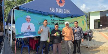 Ramainya Posko Sungai Loban Sambut Jamaah Haul Abah Guru Sekumpul
