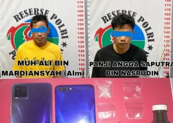 Unit Reskrim Polsek Batulicin Berhasil Menangkap Dua Pelaku Penyalahgunaan Narkotika