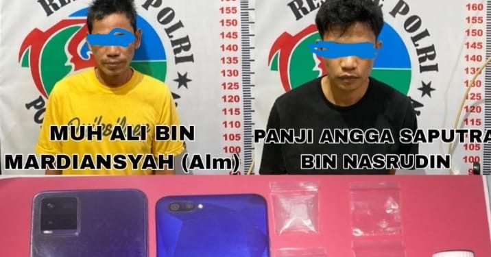 Unit Reskrim Polsek Batulicin Berhasil Menangkap Dua Pelaku Penyalahgunaan Narkotika