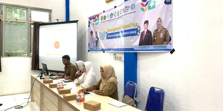 Komitmen Bersama Menuju Sekolah Ramah Anak, DP3AP2KB Tanbu Gelar Sosialisasi Peningkatan Kapasitas SPRA
