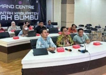 Diskominfosp Tanah Bumbu Ikuti FGD Penyampaian Monitoring dan Evaluasi Pengelolaan LAPOR