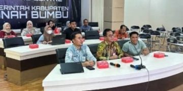 Diskominfosp Tanah Bumbu Ikuti FGD Penyampaian Monitoring dan Evaluasi Pengelolaan LAPOR