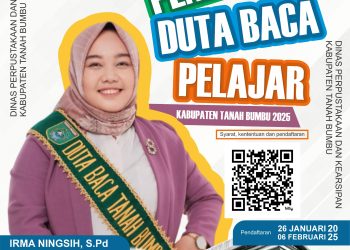 Dinas Perpustakaan dan Kearsipan Tanah Bumbu Dorong Minat Baca Lewat Duta Baca
