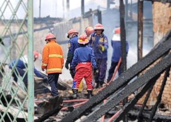 Tim Gabungan Berhasil Padamkan Kebakaran di Desa Sejahtera
