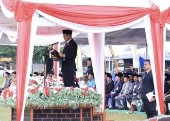 Ketua DPRD Tanah Bumbu Pimpin Upacara Peringatan Hari Pahlawan 7 Februari