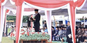 Ketua DPRD Tanah Bumbu Pimpin Upacara Peringatan Hari Pahlawan 7 Februari