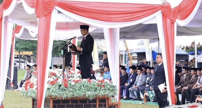 Ketua DPRD Tanah Bumbu Pimpin Upacara Peringatan Hari Pahlawan 7 Februari