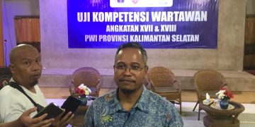 Peserta Wartawan Baca Puisi HPN 2025 Kalsel Antusias